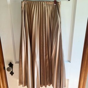 Zara pleated midi skirt
